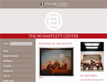 Tablet Screenshot of bobartlettcenter.org